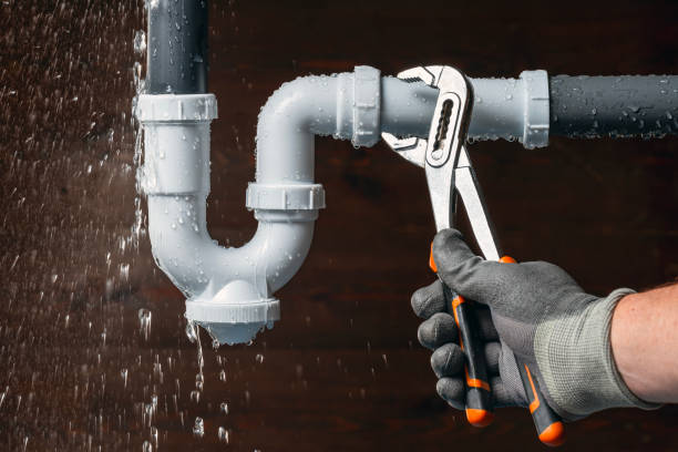 Professional Water Line Repair technician working in Agra, OK